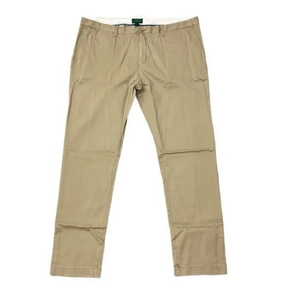 J.Crew Men's 484 Slim-fit pant in Broken-in chino in khaki M1267 size 44